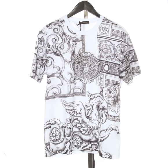 NWT Versace Medusa Black & White Medusa Graphic T - Picture 1 of 9